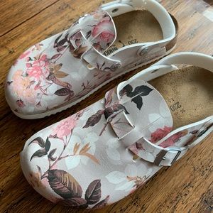 Birkenstock Floral Slip ons
